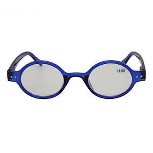 Classic men women small oval plastic reading eyeglass