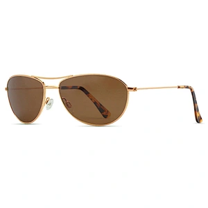Custom logo new fashion metal mens retro polarized sunglasses