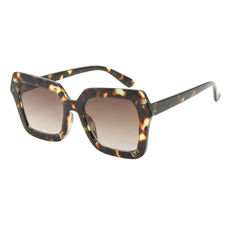 Plastic polarized retro square small framed sunglasses