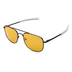 Double bridge fashion metal mens oversized sunglasses