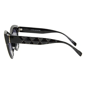 Custom logo polarized retro women sunglasses cat eye