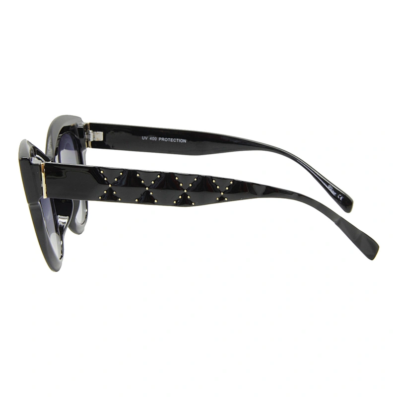 Custom logo polarized retro women sunglasses cat eye
