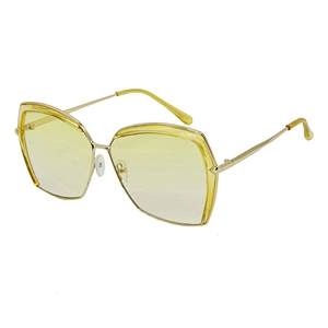 New fashion ladies oversized polarized half frame sunglasses