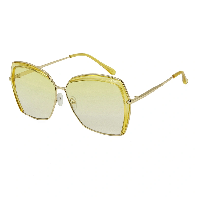 New fashion ladies oversized polarized half frame sunglasses