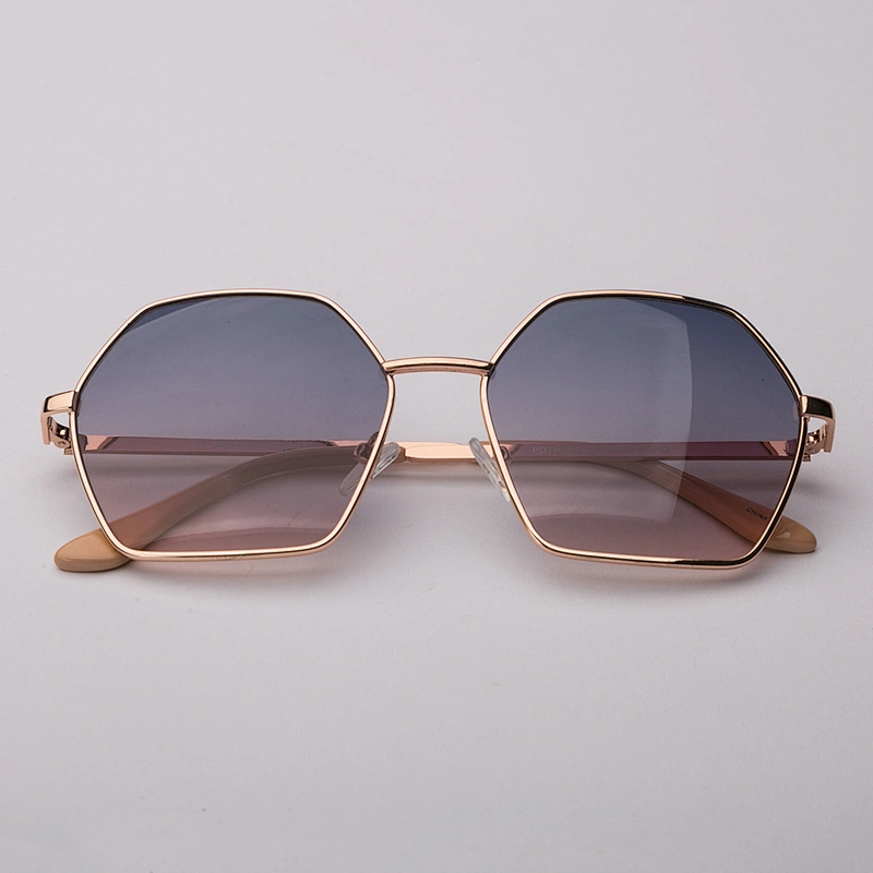 Cheap wholesale fashion ladies metal polarized sunglasses 2020