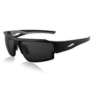 Quality cool fashion mens half frameless sport sunglass