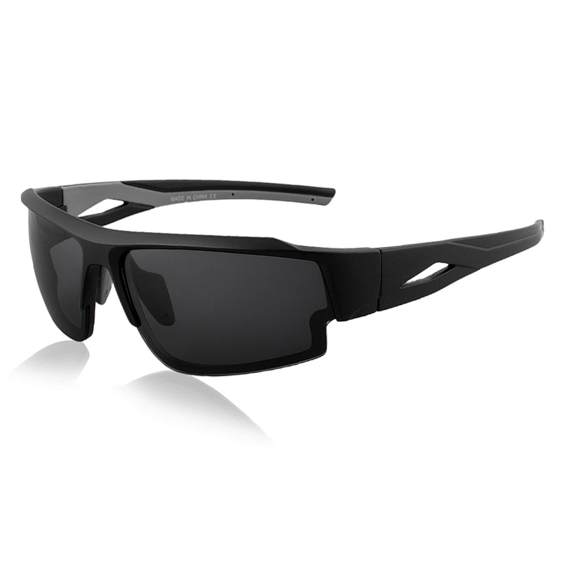Quality cool fashion mens half frameless sport sunglass