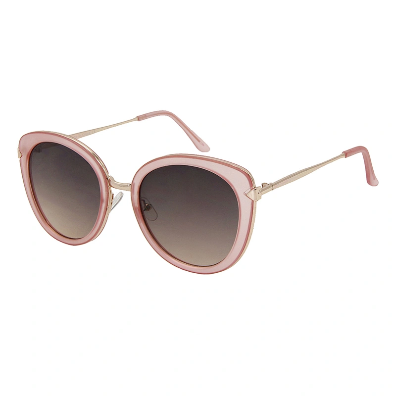 Demi brown fashion polarized cat eye sunglasses women