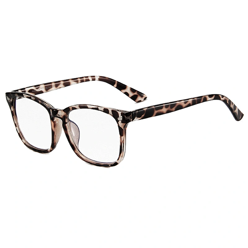 Wholesale demi brown fashion square spectacle frames
