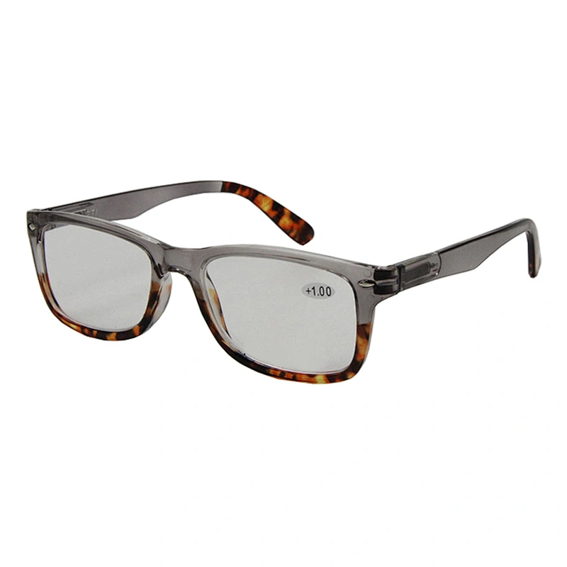 Quality classic rectangle plastic blue light blocking reading glasses