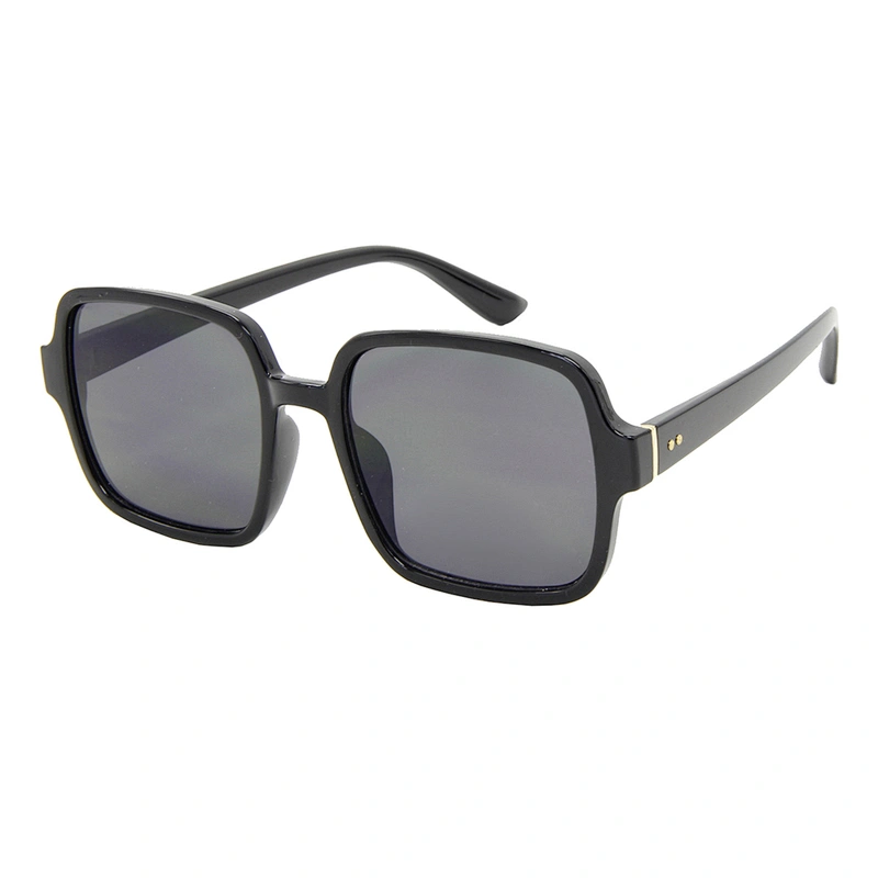 Designer oversized square plastic polarized sunglasses