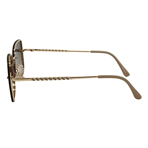 Cheap wholesale women metal polarized square sunglasses