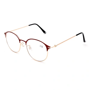 High quality classic oval metal reading glasses women
