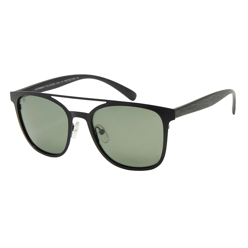 Wholesale classic square metal polarized sunglasses for men
