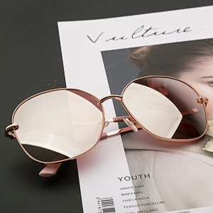 New design polarized metal women fashion sunglasses