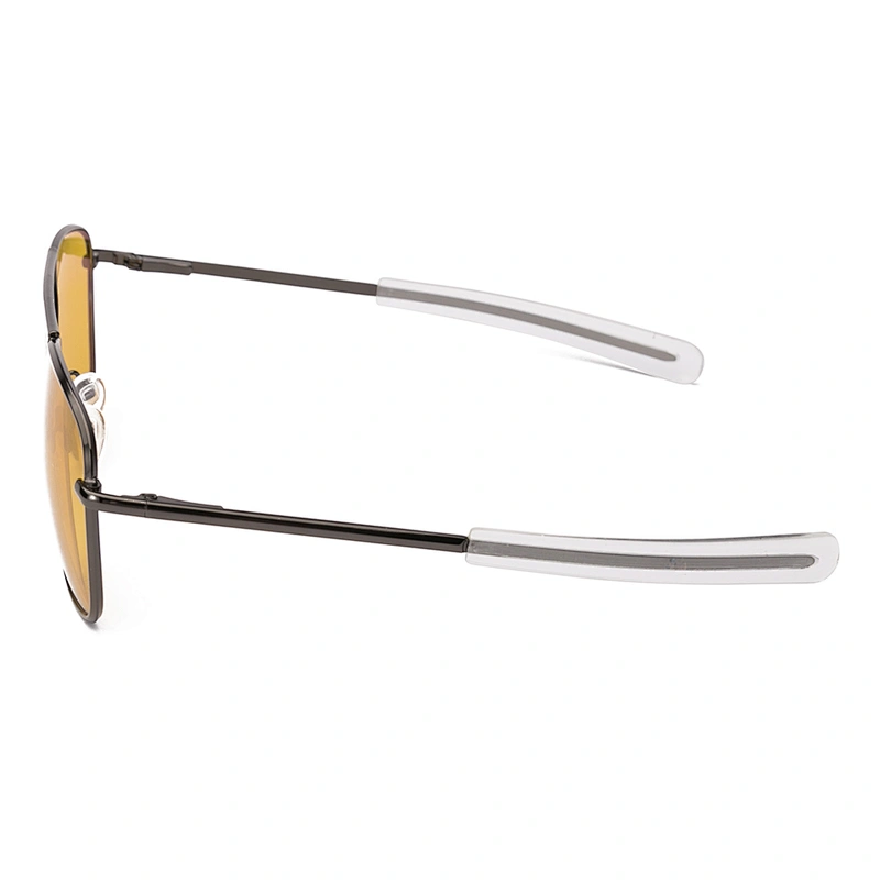Double bridge fashion metal mens oversized sunglasses