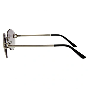 Women cool fashion metal polarized frameless sunglasses