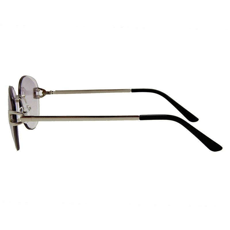 Women cool fashion metal polarized frameless sunglasses