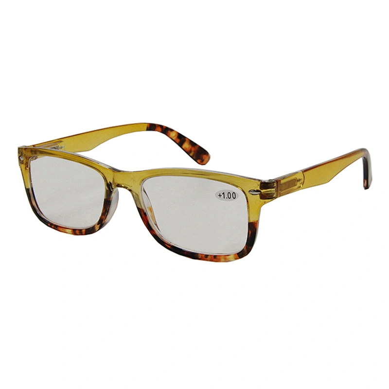 Quality classic rectangle plastic blue light blocking reading glasses