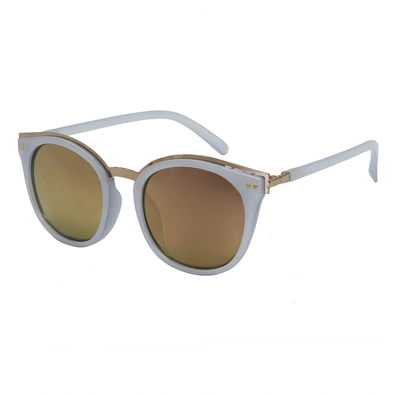 Custom retro round polarized women sunglasses frame