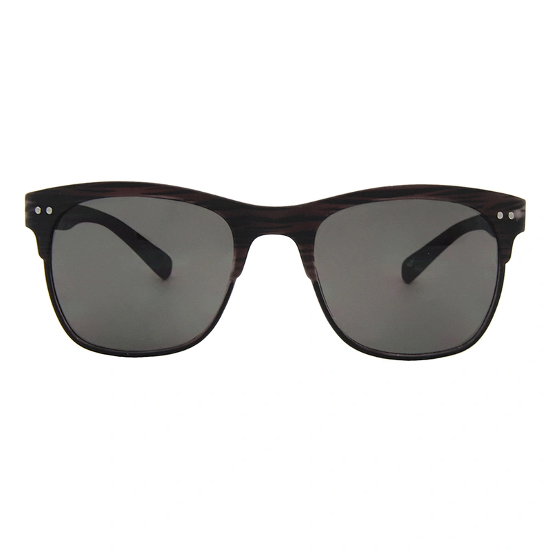 Cheap classic mens half frame sun glasses polarized