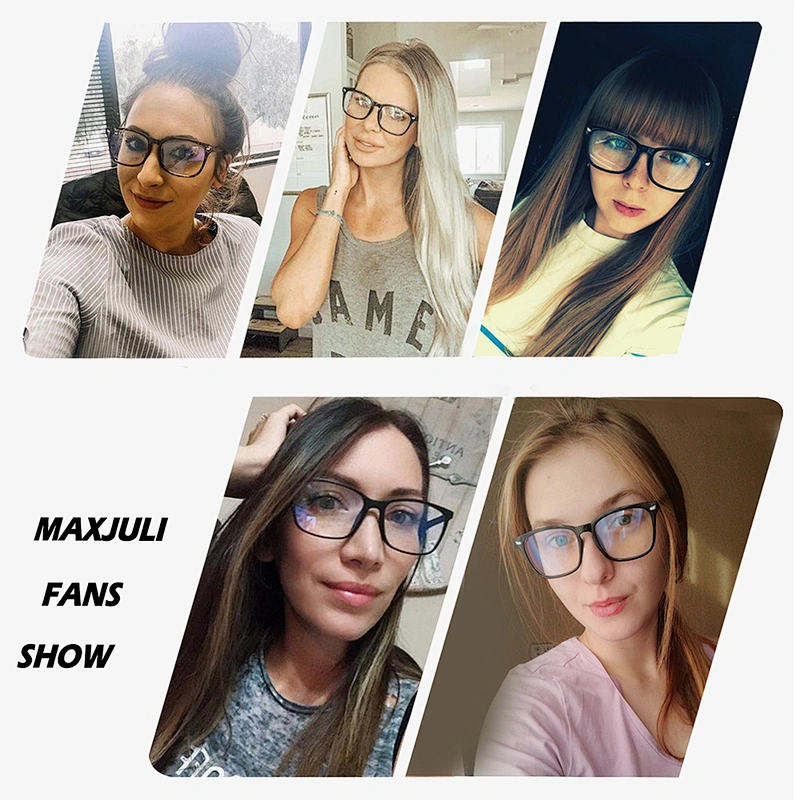 Wholesale demi brown fashion square spectacle frames