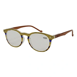 Custom design plastic oval men blue light blocking reading glasses
