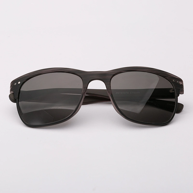 Cheap classic mens half frame sun glasses polarized