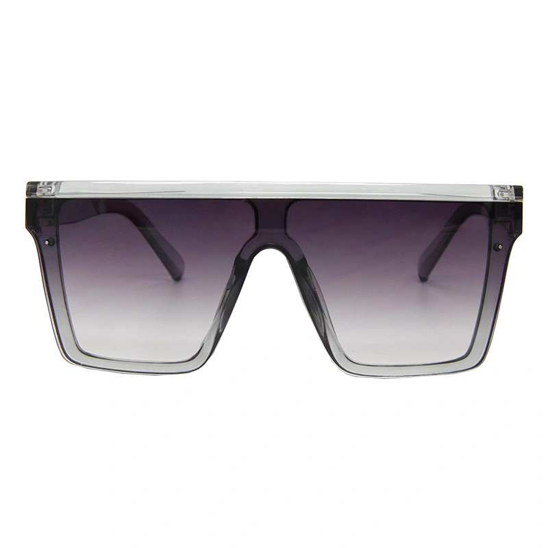 Promotional flat top oversized women fashion sunglasses