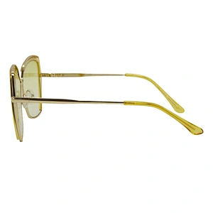 New fashion ladies oversized polarized half frame sunglasses