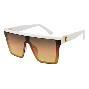 Promotional flat top oversized women fashion sunglasses