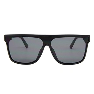 Cheap classic square plastic big lens polarized sunglasses