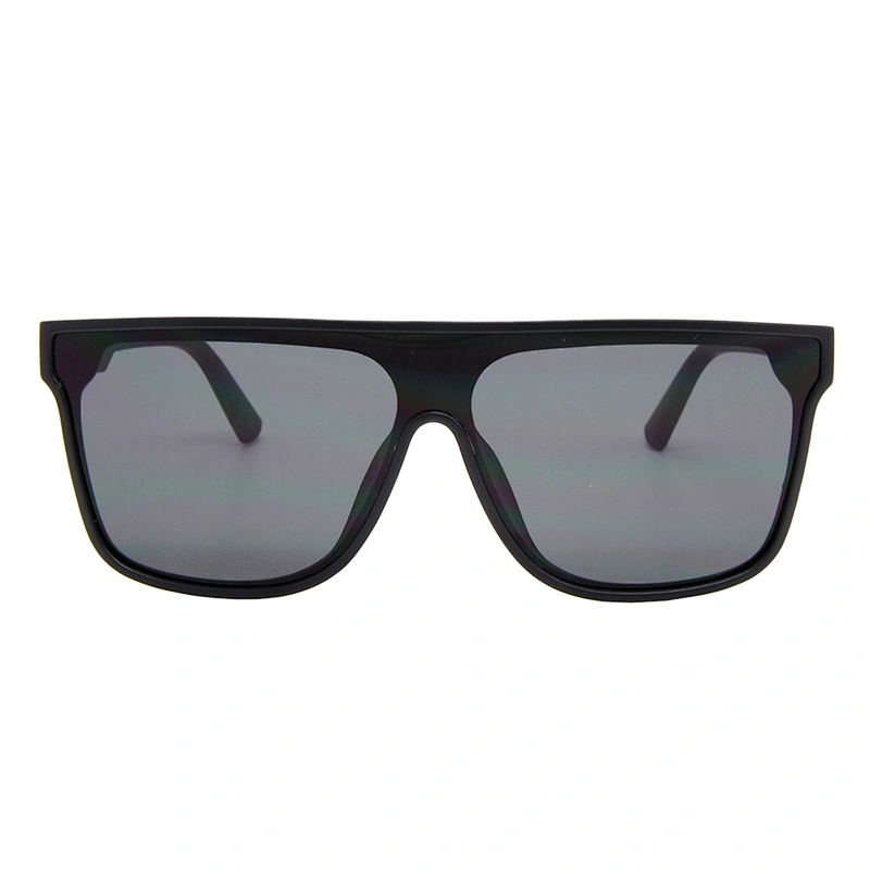 Cheap classic square plastic big lens polarized sunglasses