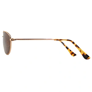Custom logo new fashion metal mens retro polarized sunglasses