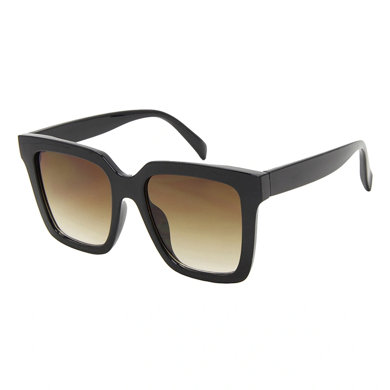 Custom logo unisex square polarized sunglasses vintage
