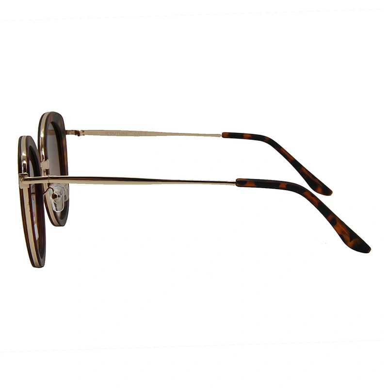 Demi brown fashion polarized cat eye sunglasses women