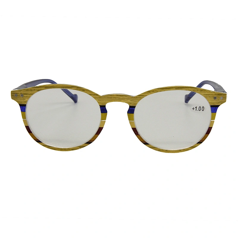 Custom design plastic oval men blue light blocking reading glasses