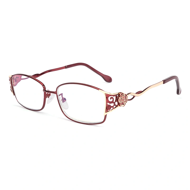 Custom logo fashion ladies metal gafas de lectura