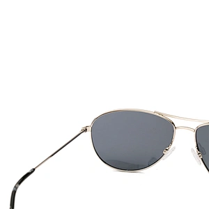 Custom fashion mens metal polarized pilot sunglasses