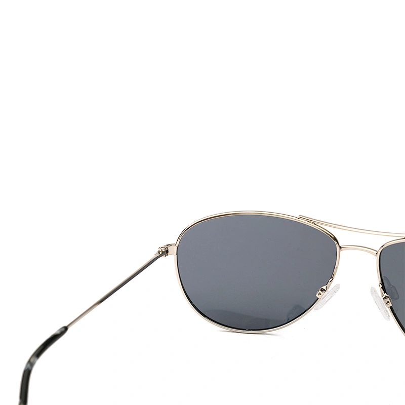 Custom fashion mens metal polarized pilot sunglasses