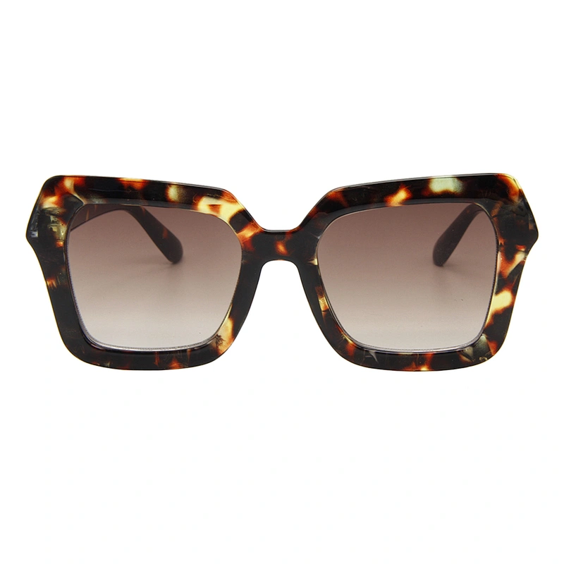 Plastic polarized retro square small framed sunglasses