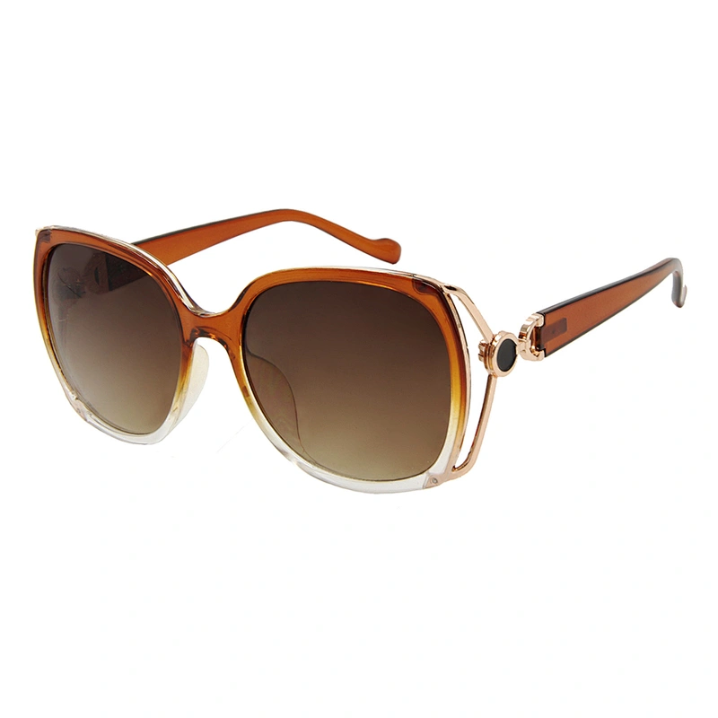 Custom logo women square fancy polarized sunglasses