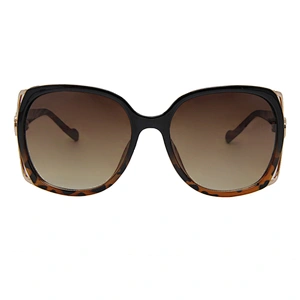 Custom logo women square fancy polarized sunglasses