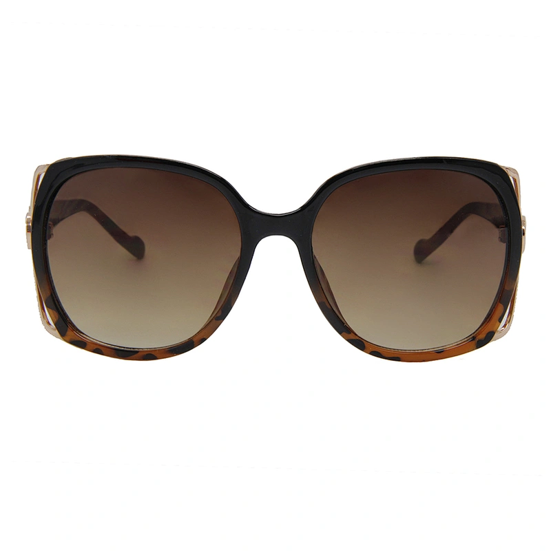 Custom logo women square fancy polarized sunglasses