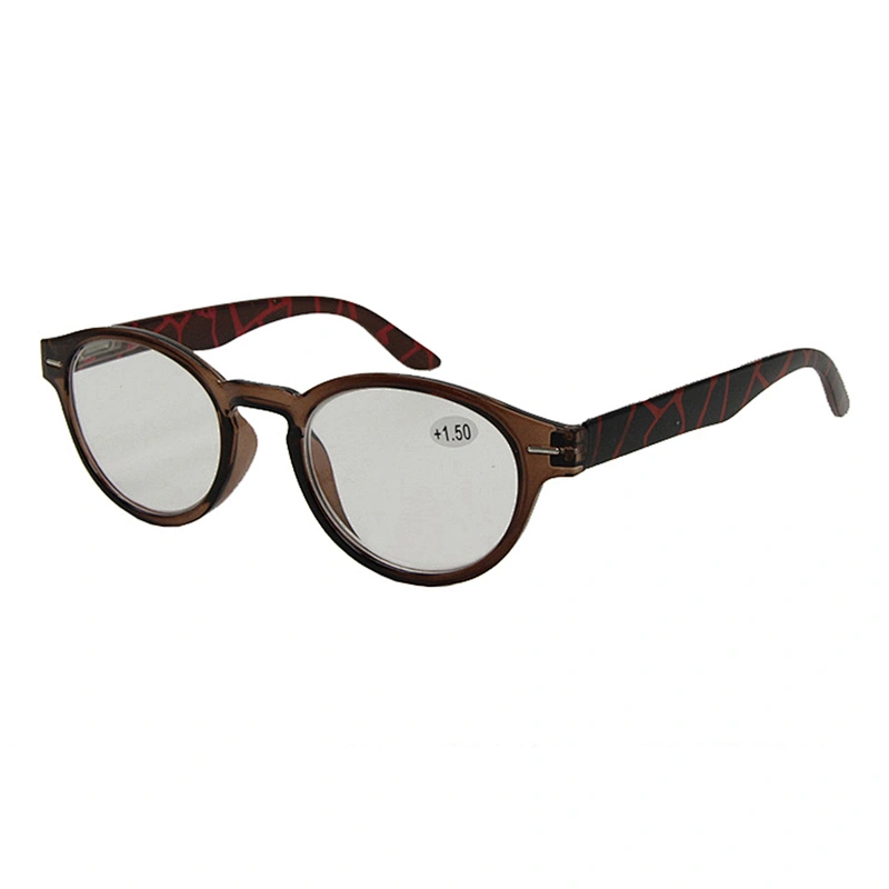 Cheap small plastic oval eyeglasses reading glasses