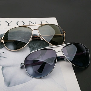 Cheap metal fashion polarized pilot sun glasses for men