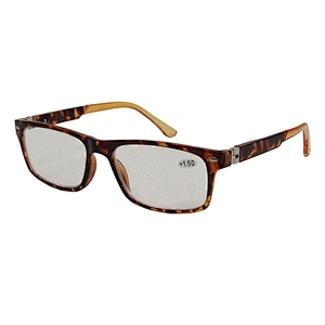 Custom logo classic rectangle unisex plastic reading glasses