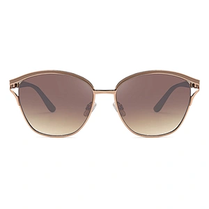 Cheap fashion square metal oversized sunglasses women