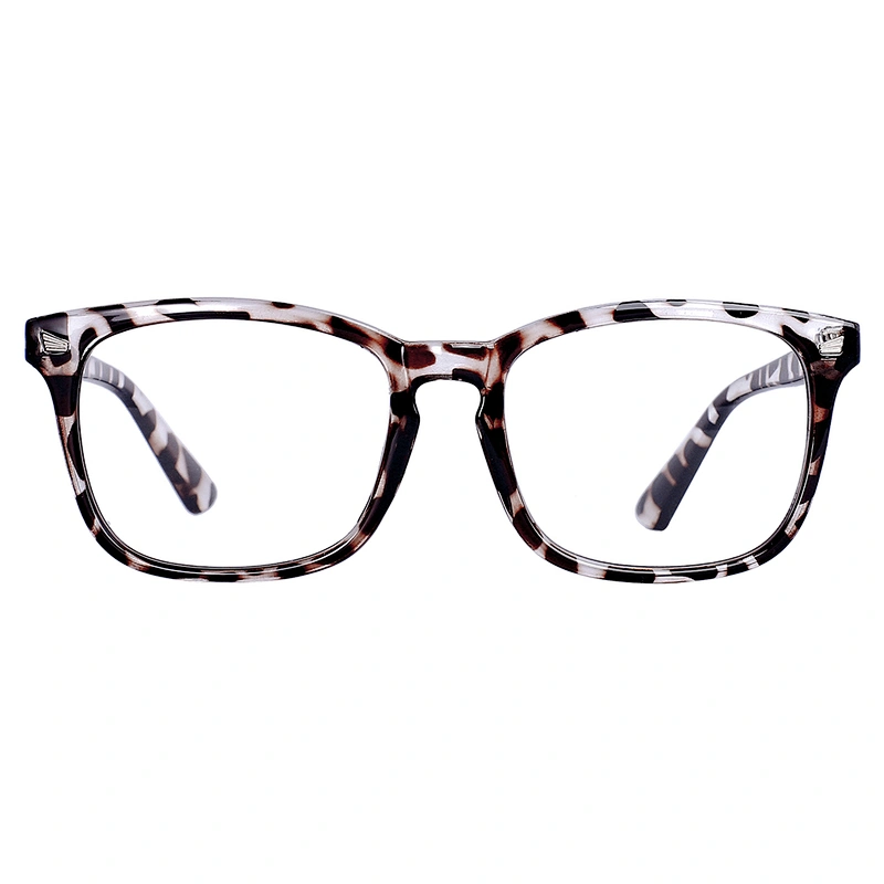 Wholesale demi brown fashion square spectacle frames