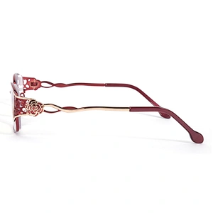 Custom logo fashion ladies metal gafas de lectura